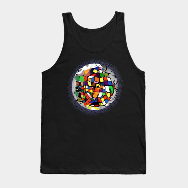 Color Cube World Tank Top by sandpaperdaisy